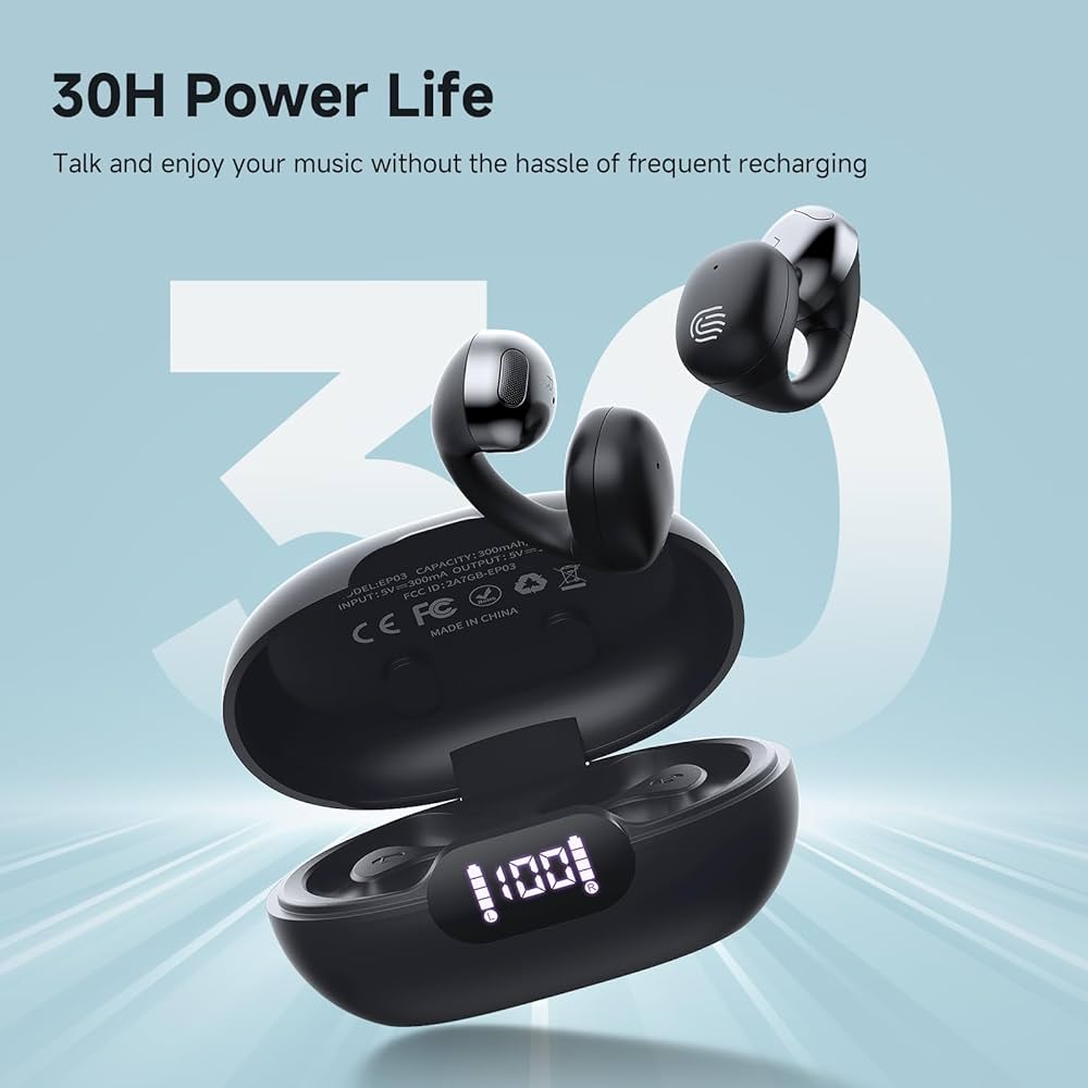 T19 PLUS Wireless Bluetooth Headphones Clip Design