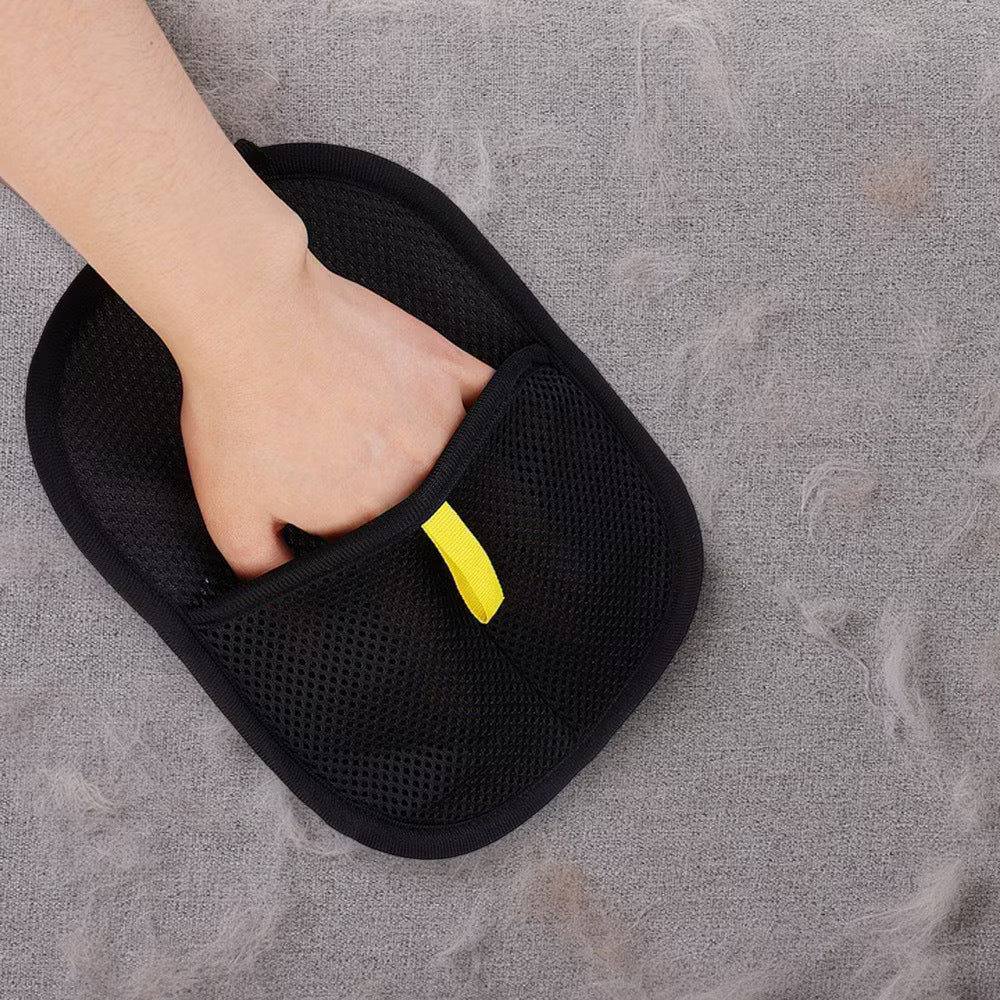 Pet static hair removal gloves household sofa clothes brush two-way adhesive hair removal gloves hair cleaning