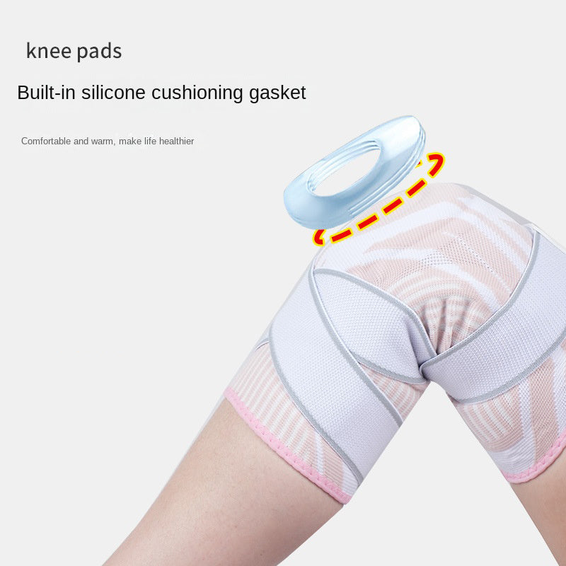 Shock-absoring sports knee pads comfortable and breathable indoor and outdoor sports fitness protection knee pads