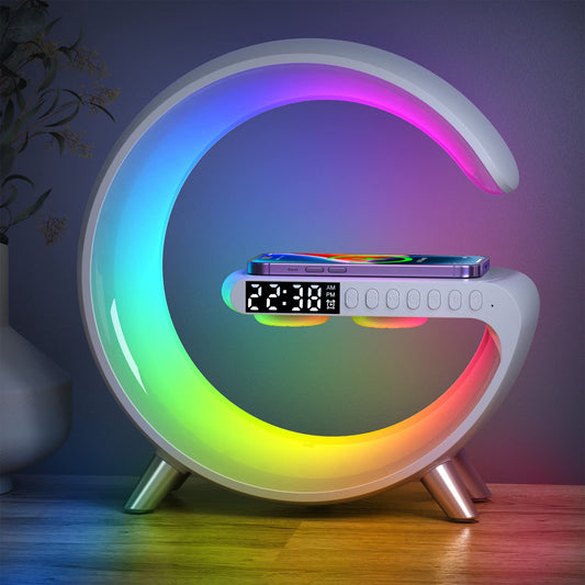 Wireless Charger with LED Lamp and Speaker