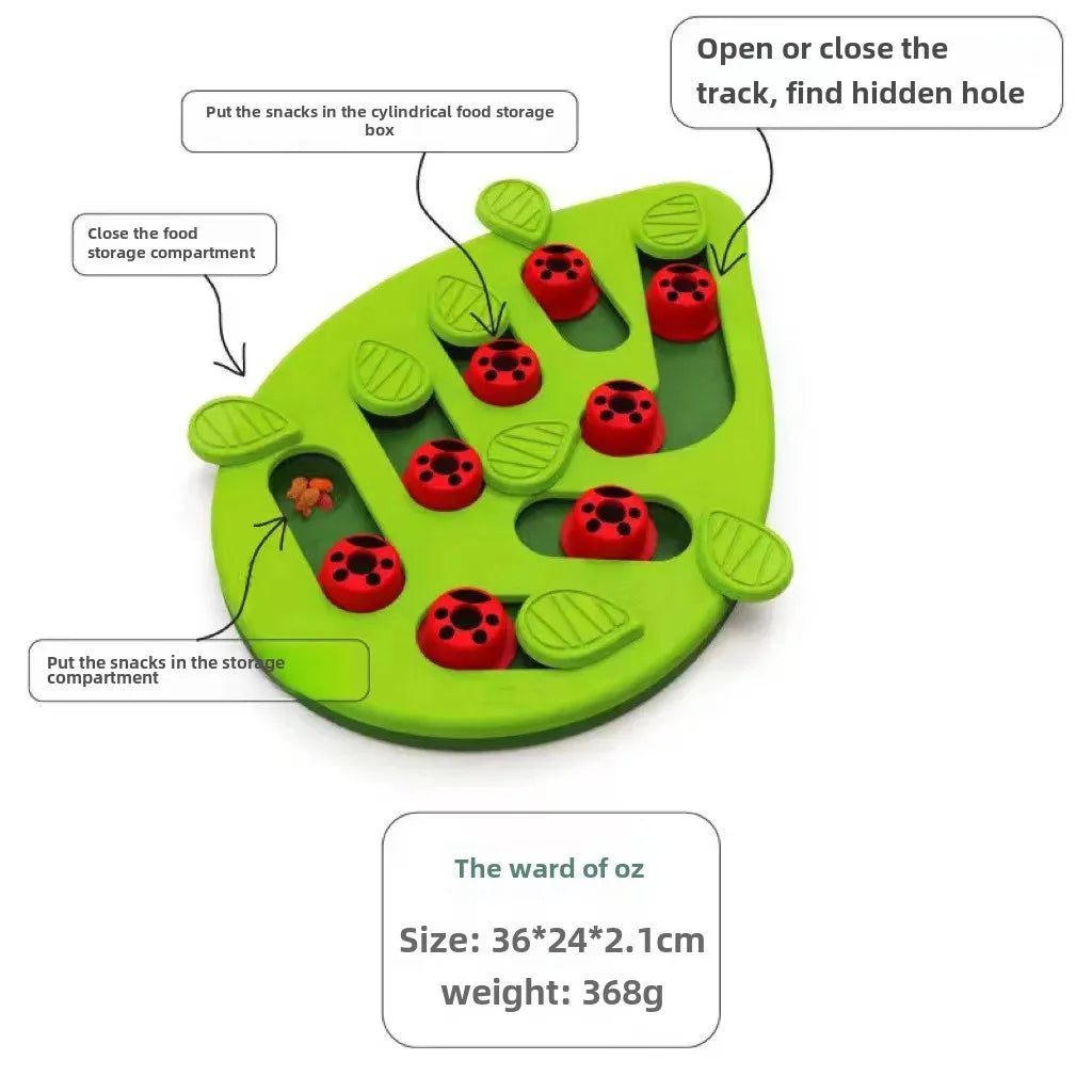 Cross-Border Pet Bowl Cat Slow Feeding Bowl Pet Educational Tool For Cats Amazon Best Seller New Model Dog Bowl Plastic Material