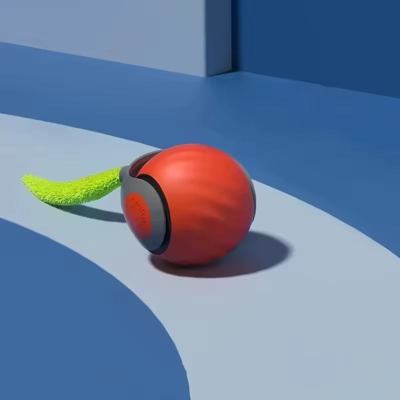 Dog toy automatic dog walking ball pet dog self fun stress relieving bite resistant electric intelligent dog teasing