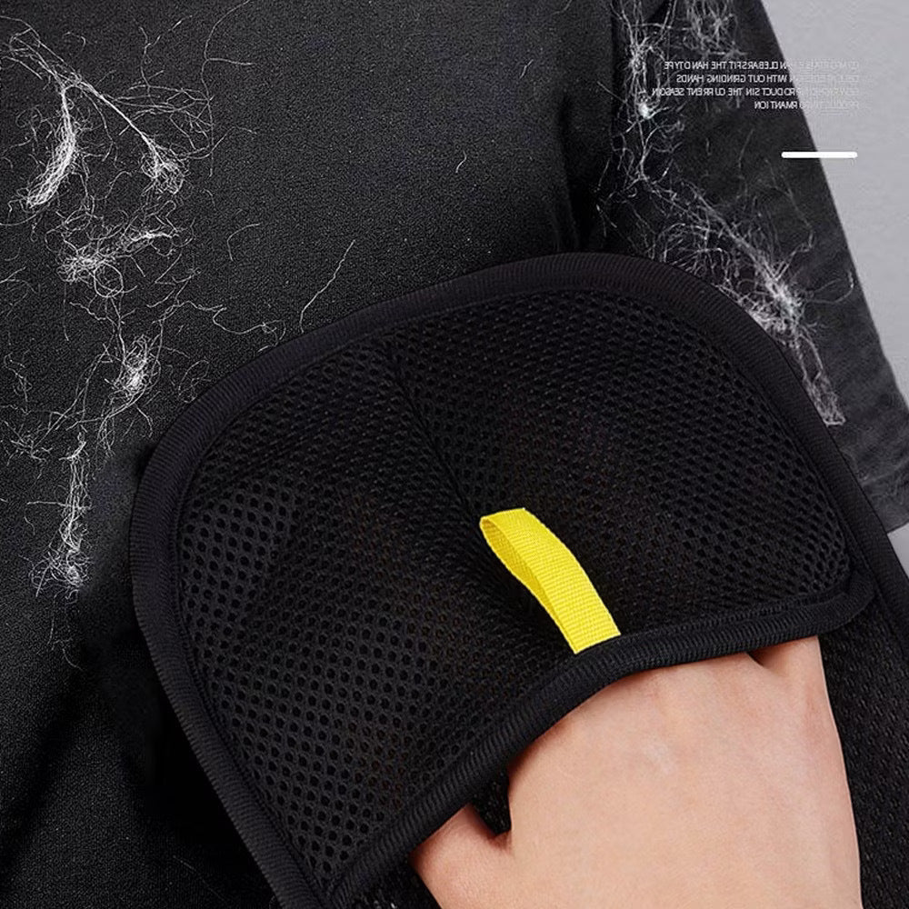 Pet static hair removal gloves household sofa clothes brush two-way adhesive hair removal gloves hair cleaning